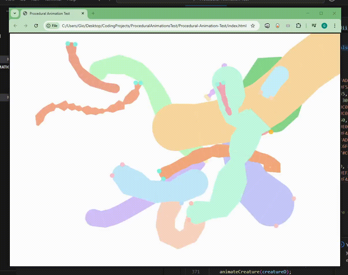 Procedural animation demo